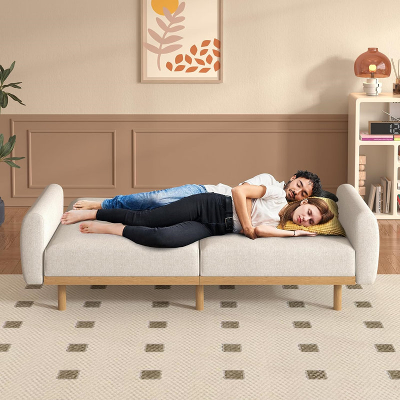 Vipbear Futon Sofa Bed Couch Small Sofa Sleeper Sofa Loveseat Mid Century Modern Futon Couch Sofa Cama Couches For Living Room Wayfair